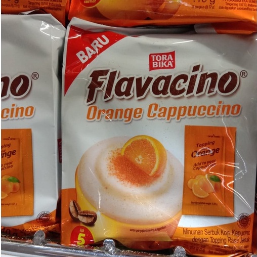 Torabika Flavacino Orange Cappuccino(Isi 5 Saset)