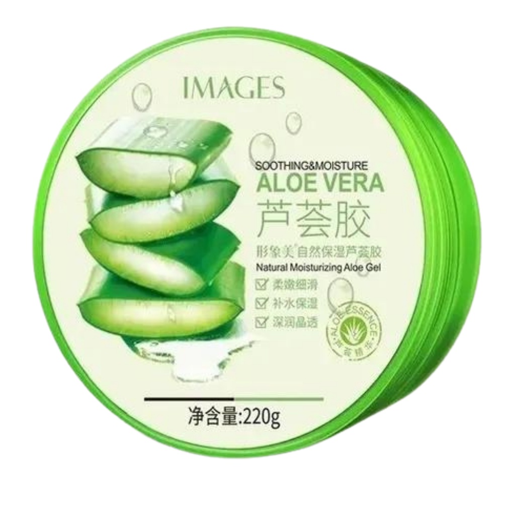 Images Aloe Vera Soothing Gel Krim Wajah Pencerah Kulit 220g