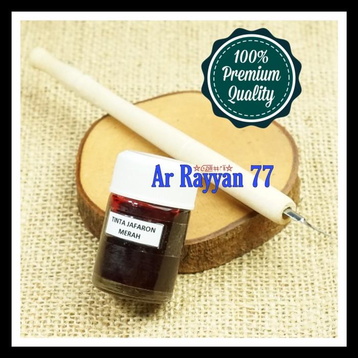 

Tinta Tinta Jafaron Merah Asli Dan Pena Menulis Rajah
