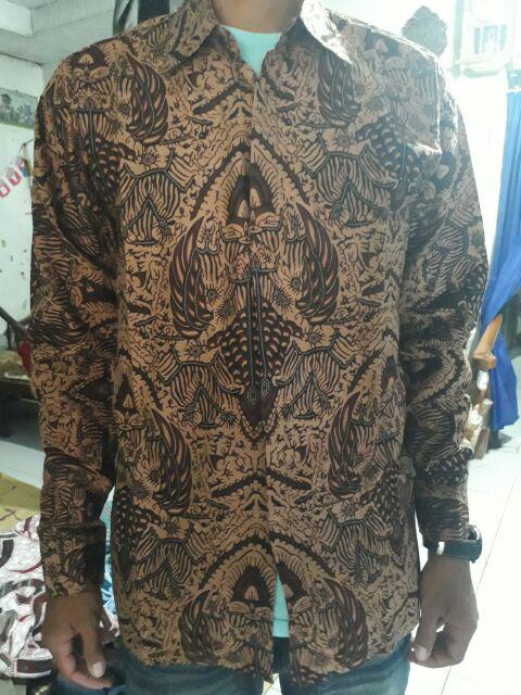 New Arrival Distro Batik Pria Bordir Sogan Hrb026 Batikaf Notoarto Batik Ipnu-ippnu Hem Pria  Dengan