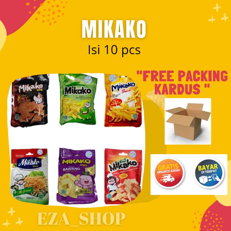 

MIKAKO SNACK ANEKA RASA - Netto 10 bks x 22 gr