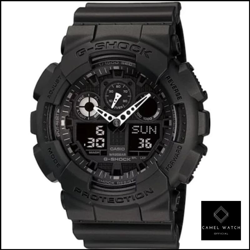Promo Jam Tangan Pria Casio G- Shock Original GA-100-1A1 Full Black