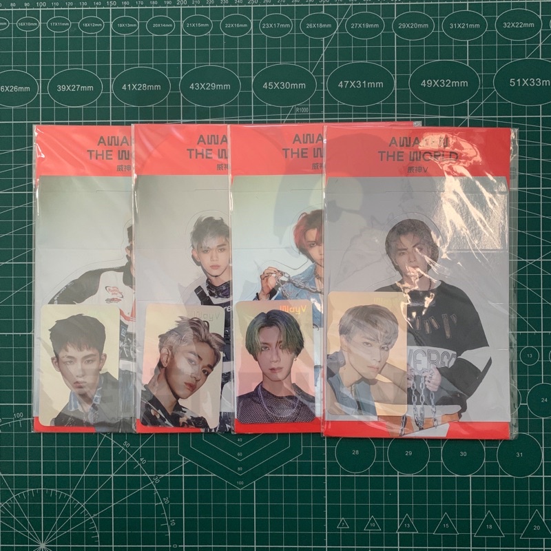 [Ready Stock] Standee Hologram Photocard Set WayV Awaken The World Winwin Lucas Ten Xiaojun Sealed