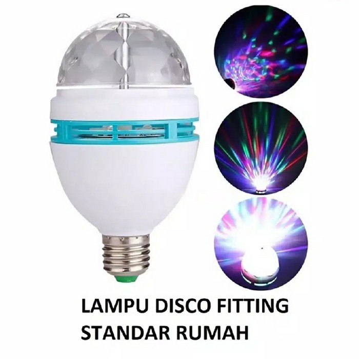 ( KJO ) Lampu Disco Fitting Led Warna Warni Kenzjayaolshop