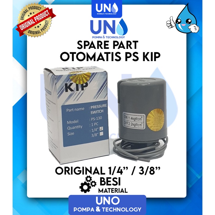 Otomatis Pressure Switch KIP Original 1/4 inch atau 3/8 inch