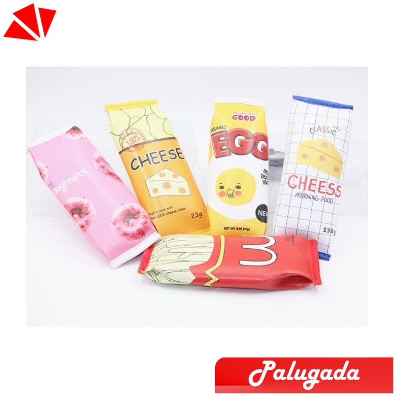 

JUAL TEMPAT PENSIL DAILY SNACK / TEMPAT KOSMETIK POUCH - CHEESE PUTIH MURAH TERLARIS