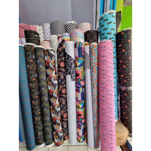 Kain tas cordura motif import taiwan