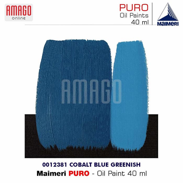 MAIMERI PURO - OIL PAINT - COBALT BLUE GREENISH - 40ML - M0012381