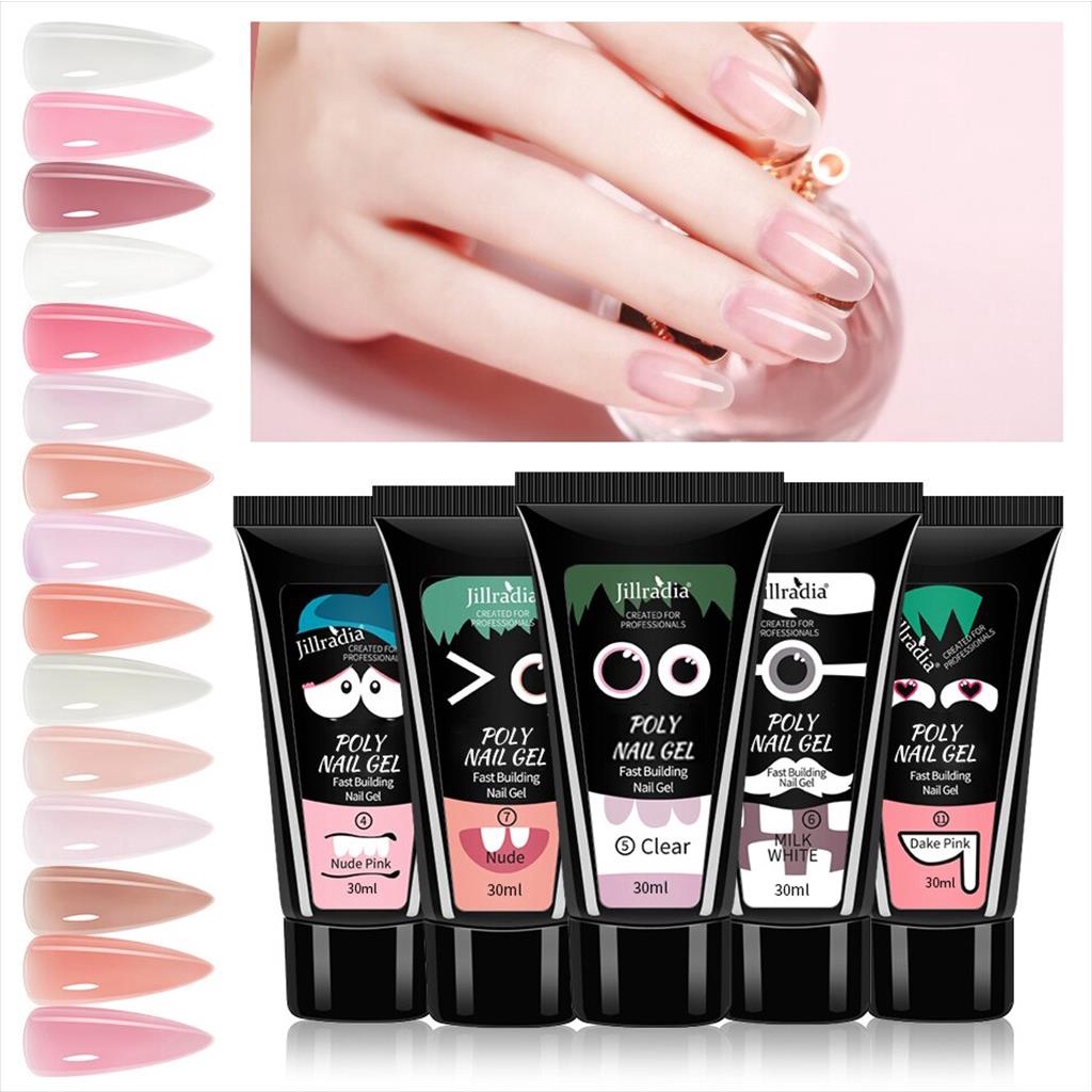 POLYGEL JILLRADIA POLY GEL 30ML NAIL EXTENSION / SAMBUNG KUKU PALSU NAIL ART