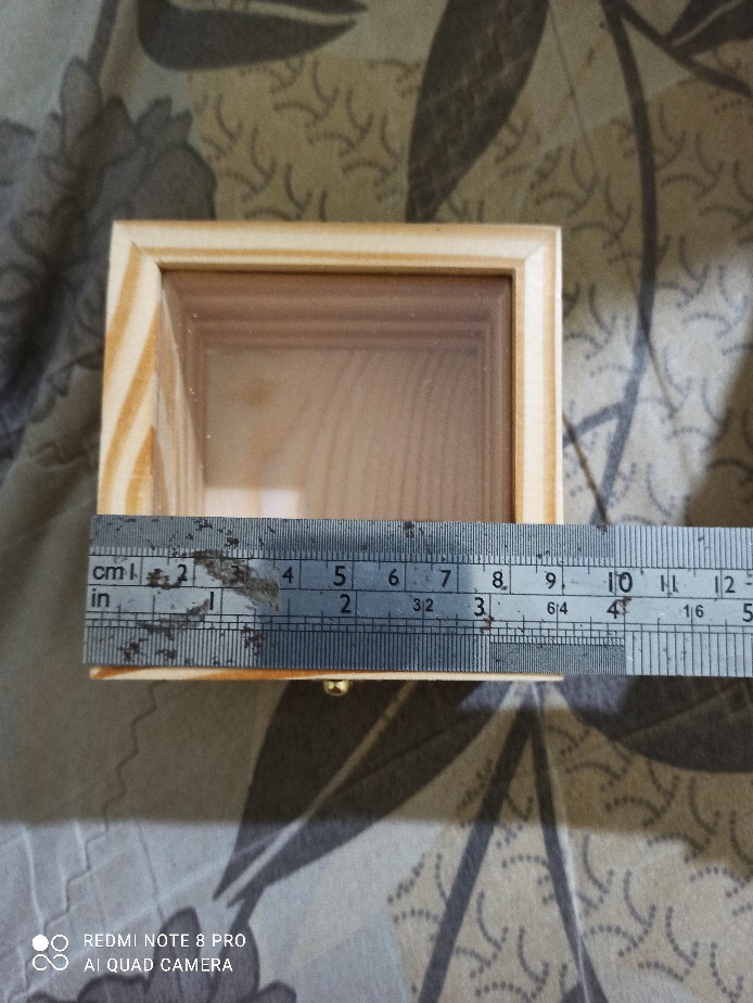 Kotak Kayu / Kotak Cincin / Kotak Perhiasan Hexa 15 Cm
