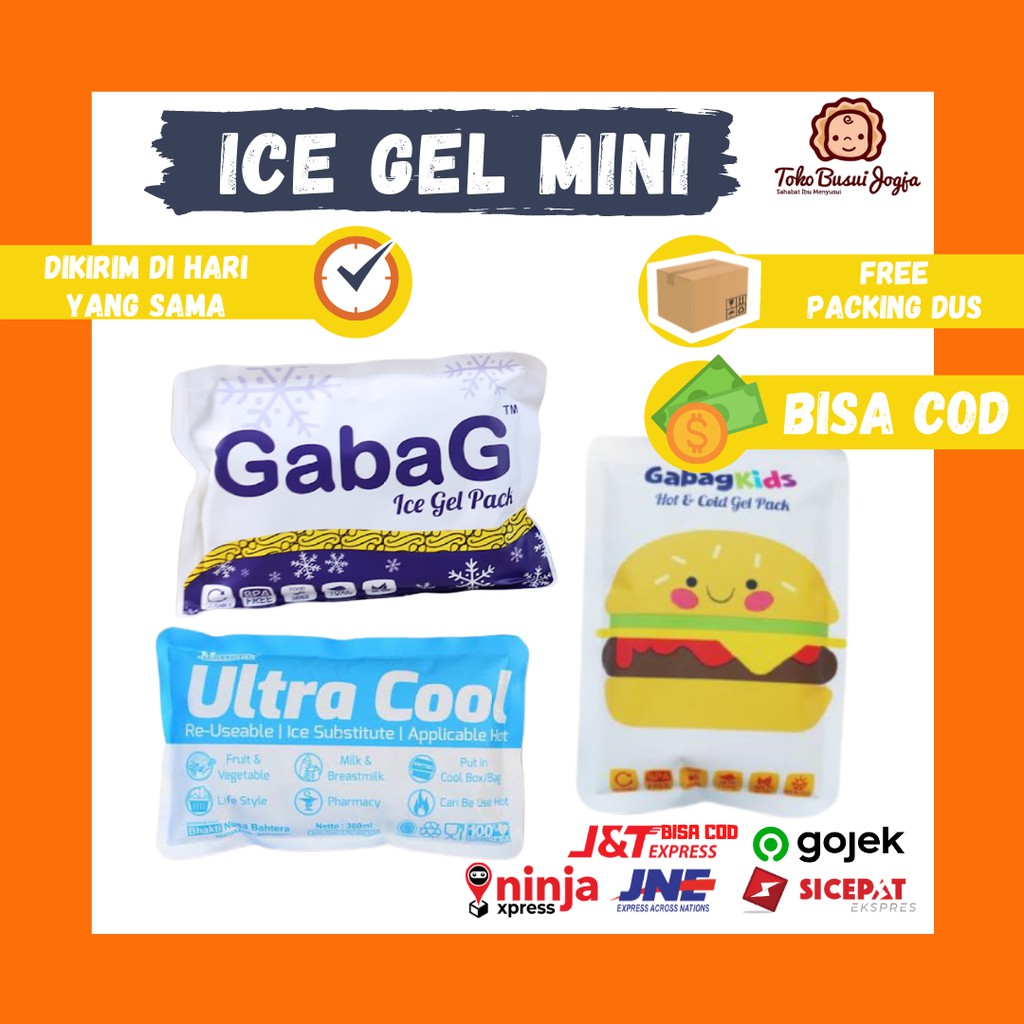 Ultra Cool Ice Gel Murah / Pendingin Cooler Bag Pack Sachet 200ml