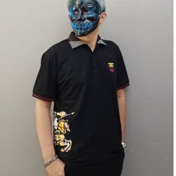 KAOS KERAH ATASAN PRIA FASHION T'SHIRT BURBERRY IMPORT PREMIUM QUALITY.LT4