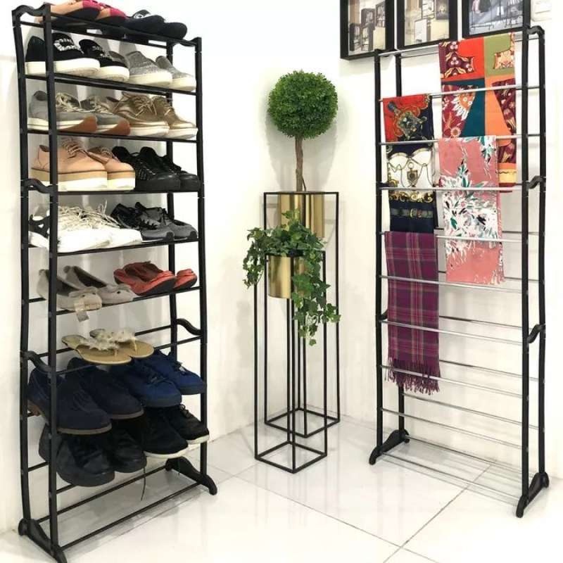 rak amazing  shoes 10 sekat / Amazing Shoe Rack / Rak Penyimpanan Sepatu 10 Tingkat