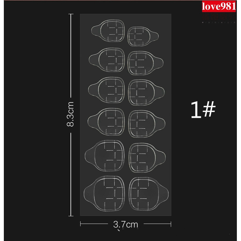 Set Kuku Palsu Full Coverage Warna Permen Matte Dengan Lem