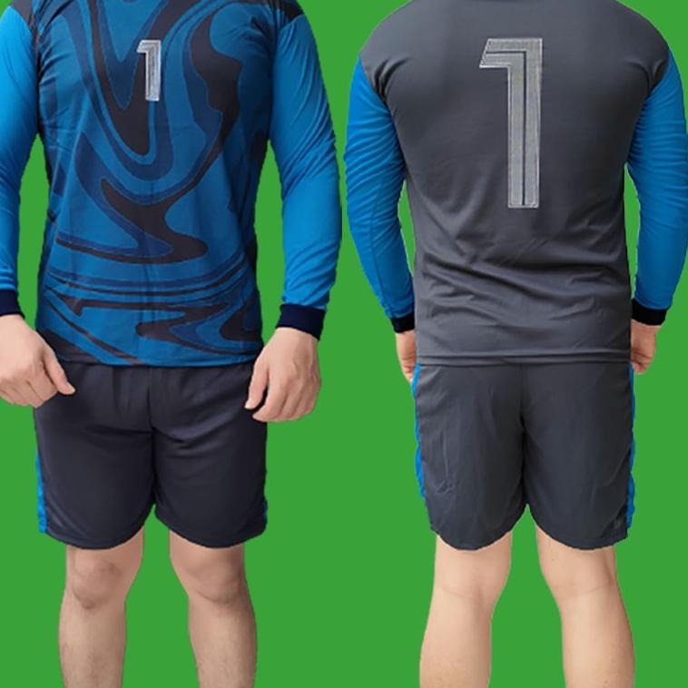 Menarik.. BAJU KAOS BOLA SETELAN KIPER PANJANG TIMNAS INDONESIA FUTSAL PRIA / COWOK DEWASA BATIK WAV