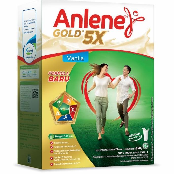 

[COD] Anlene gold plus rasa vanilla 650gr [COD]