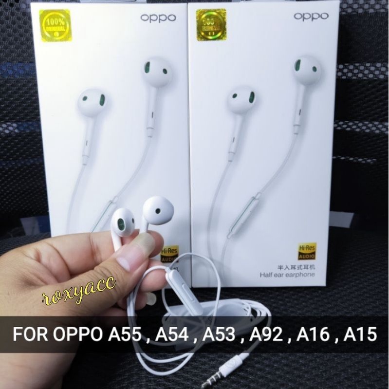 HEADSET / EARPHONE HIRES BASS MH 150 OPPO A55 , A54 , A53 , A52 , A92