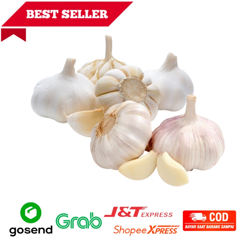 

Bawang Putih Fresh, 250gr, sayuran ssehat segar Bandung