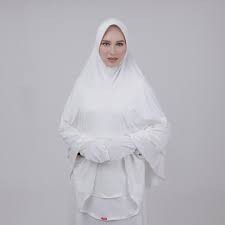 Set Bergo Kerudung Instan dan Manset Umroh Hawwa Zoya