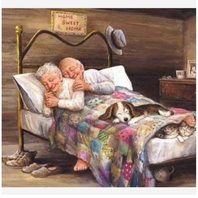 Paket kristik kakek nenek (BUKAN KRISTIK JARING WOL)  pola kain cross stitch 14ct old couple embroid