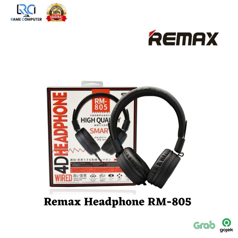 Remax Headphone RM-805 / Remax RM-805 Wired Headphone High Quality