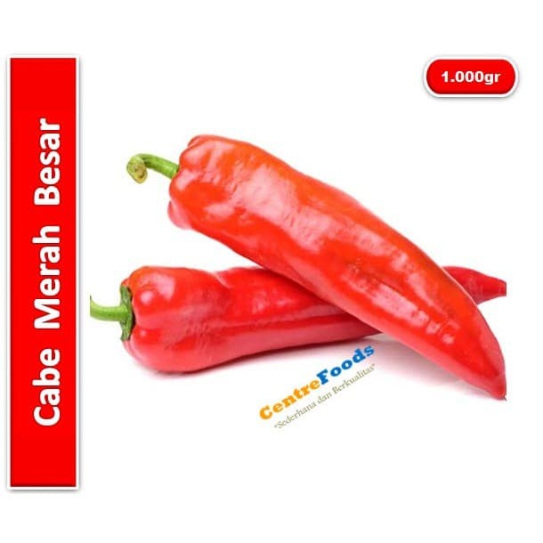 

Cabe Merah Besar - Cabai Big Red Chilli Fresh | 1.000gr [ Harga Per KG ]