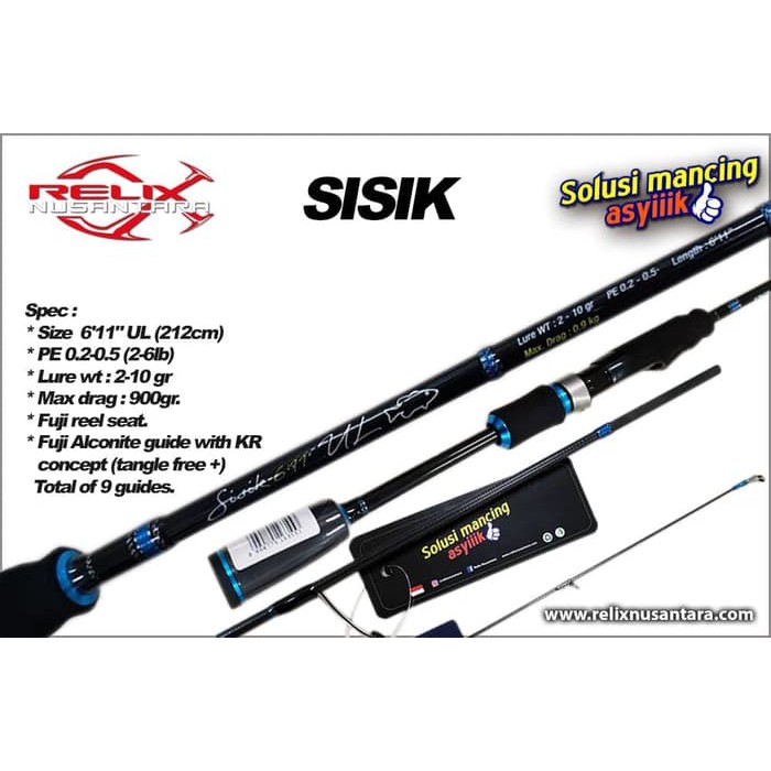 Joran Relix Nusantara Sisik 611UL