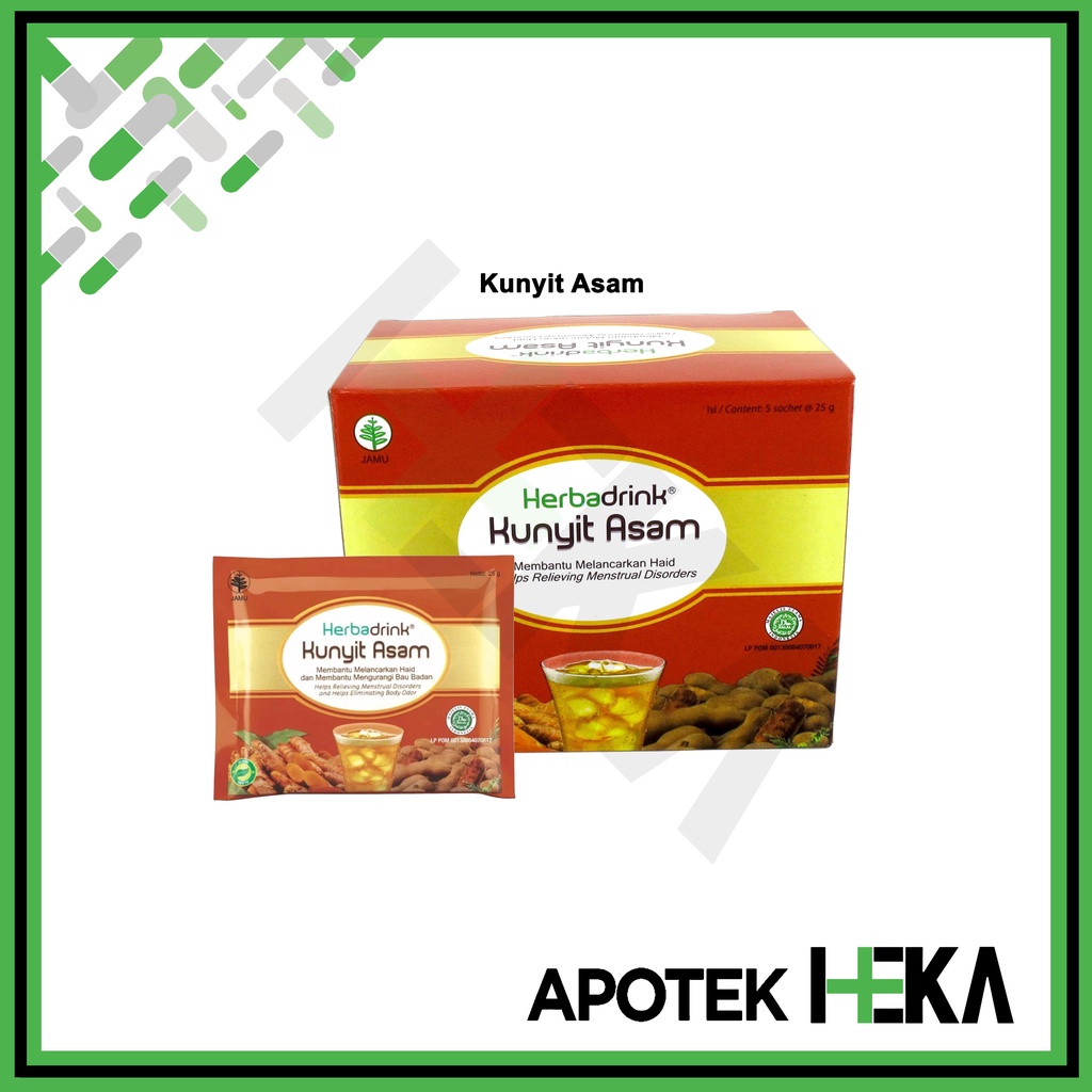 Herbadrink Jamu Instan 1 Kotak isi 5 Sachet - Minuman Penghangat Badan (SEMARANG)