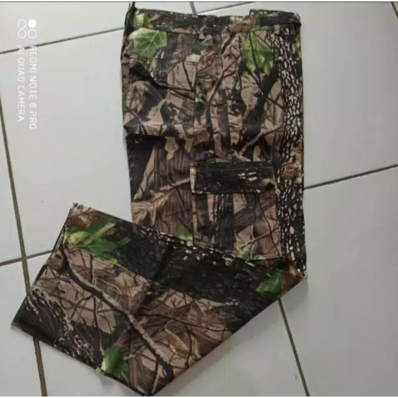 celana camo bahan ripstok