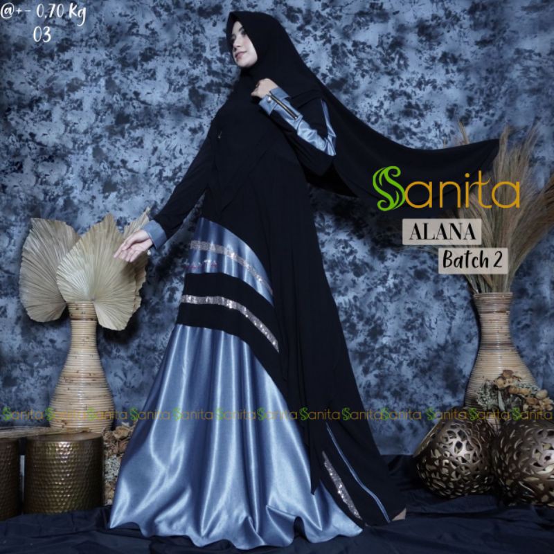 ALANA by Sanita / Dress pesta muslimah / Gamis pesta