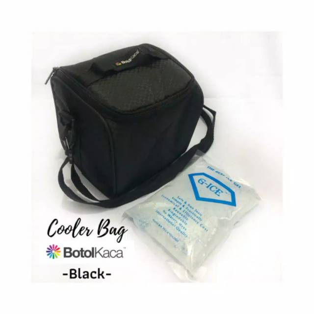 Cooler bag / Tas ASI merek Botol Kaca (Free Ice Gel)