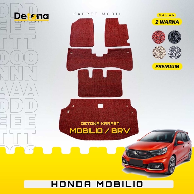 KARPET MOBIL HONDA MOBILIO / KARPET MIE MOBIL HONDA MOBILIO ALL TYPE