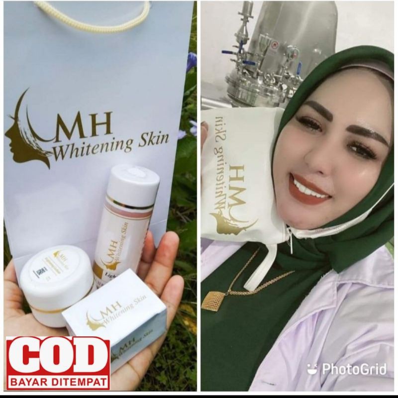 [COD]MH Whitening Skin 100000 % ORIGINAL/Cream Wajah Glowing BPOM RI