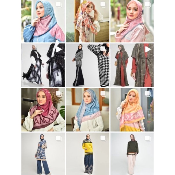 Mandjha 6Pcs Ivan Gunawan Scarf Milan Purple,Monogram Black (2Pcs),Navy,Monogram Mustard,Brown Kopi