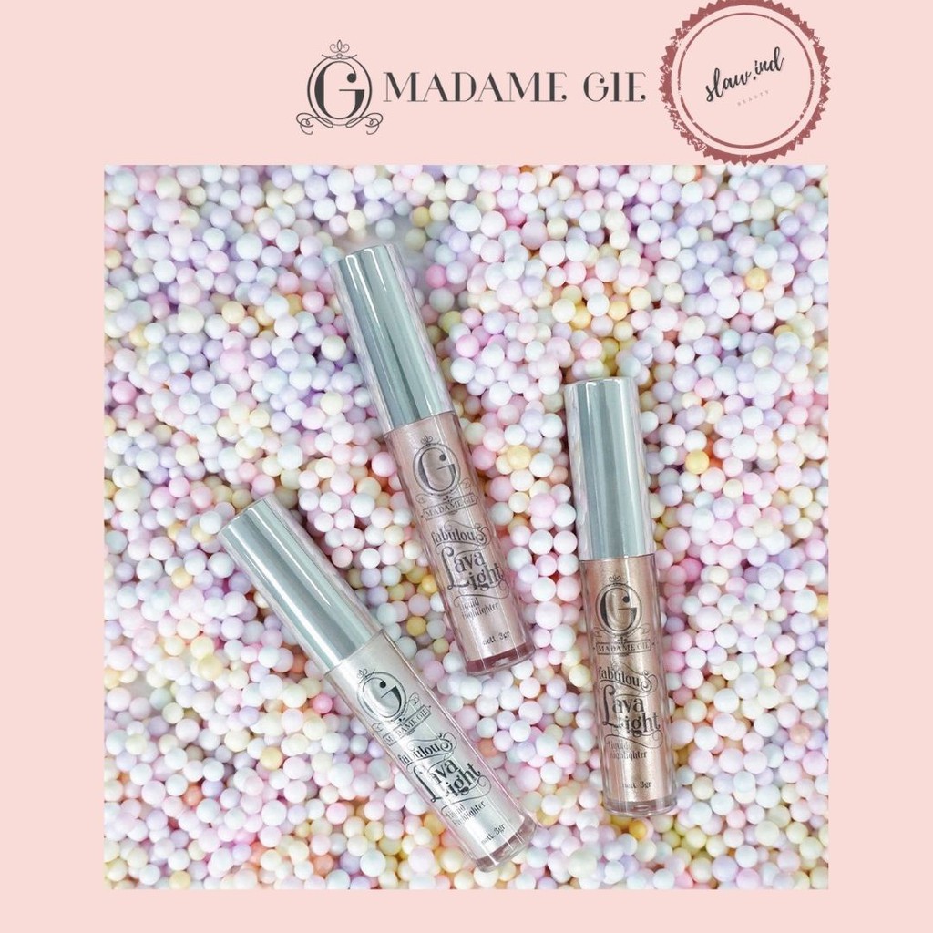 MADAME GIE Fabulous Lava Light | Liquid Highlighter cair shimmer glitter ✔️BPOM