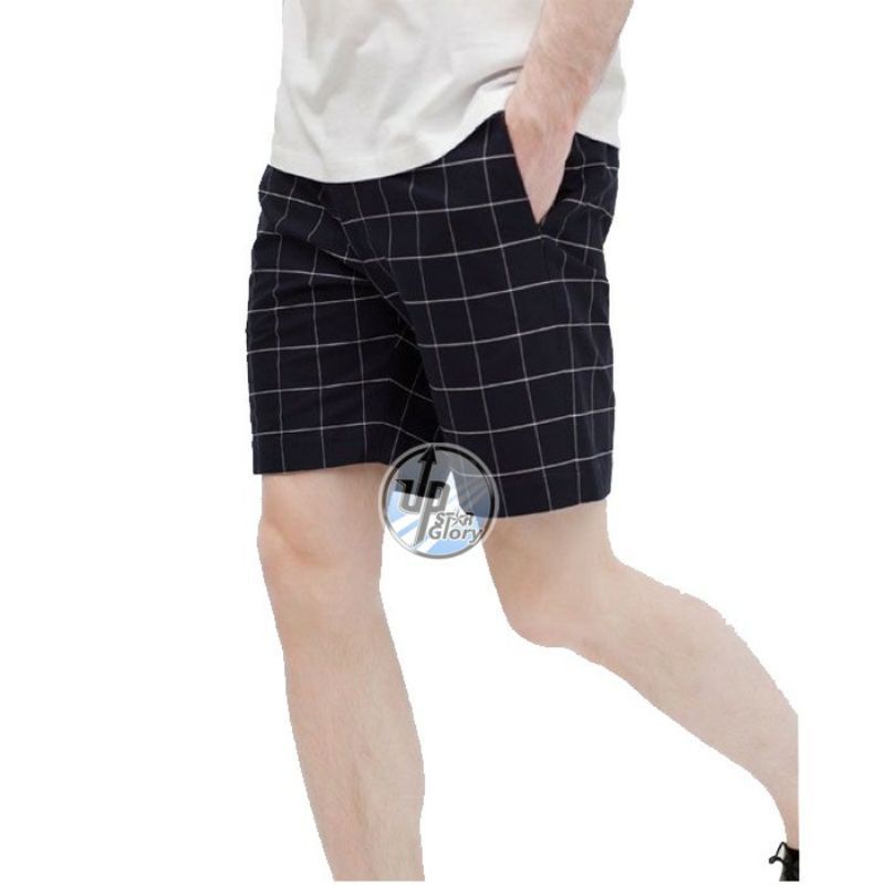 CELANA PENDEK TARTAN KOTAK KOTAK pria cowok lakilaki murah