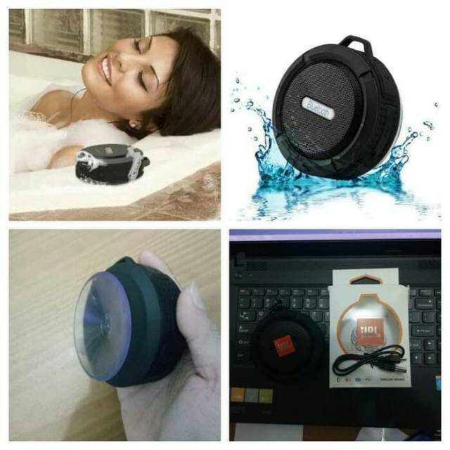 Speaker Waterproof Bluetooth shower / speaker Bluetooth buat Mobil / speaker  tempel anti air