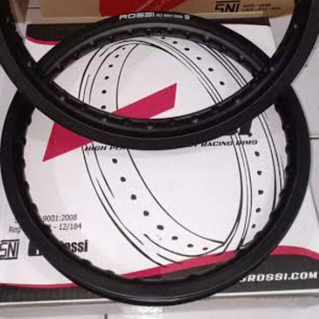 Velg Rossi 160 X 14 Wm Hitam (160 Ring 14) Matic
