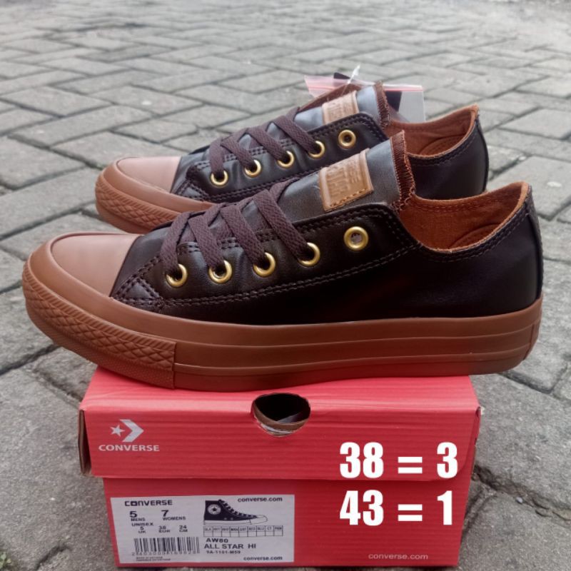 Jual Sepatu Converse Leather Pvc Shopee Indonesia