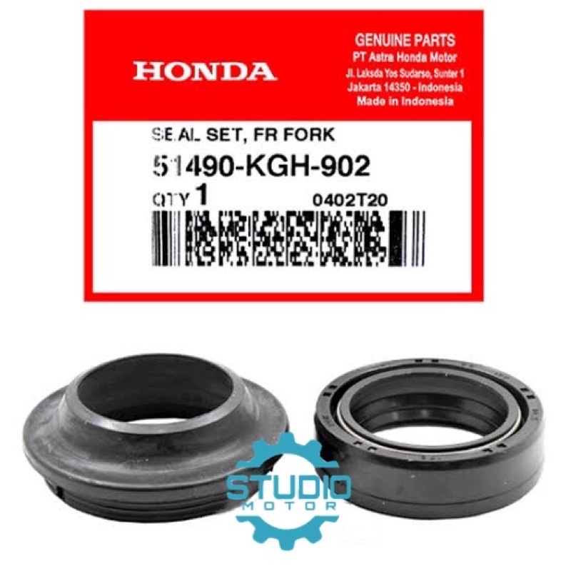 51490-KGH-902 Set Seal Shock skok Sil Sok Depan Matic Vario Beat Scoopy Spacy Fi ESP New Bebek Supra x 125 Revo Blade Series Grand CS1 Sonic