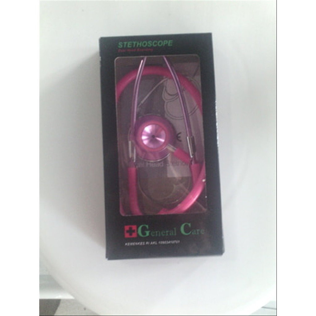 Free Ongkir Stetoskop General Care GC Stethoscope Economy Ekonomi Warna Pink Hijau Biru Merah Ungu