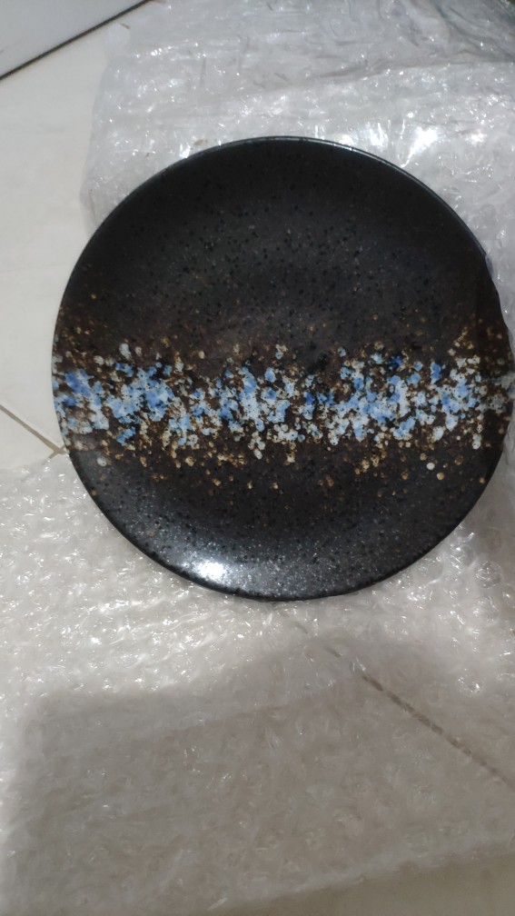 Brewsuniq - Luster Blue Sharing Plate 6 / Piring Makan Jepang