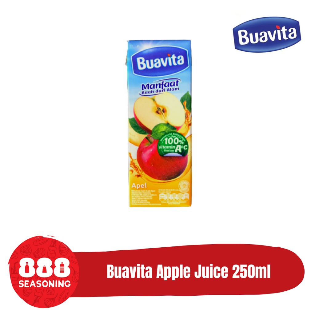 

BUAVITA APPLE JUICE (Jus Apel Sari Buah Asli) 250ml