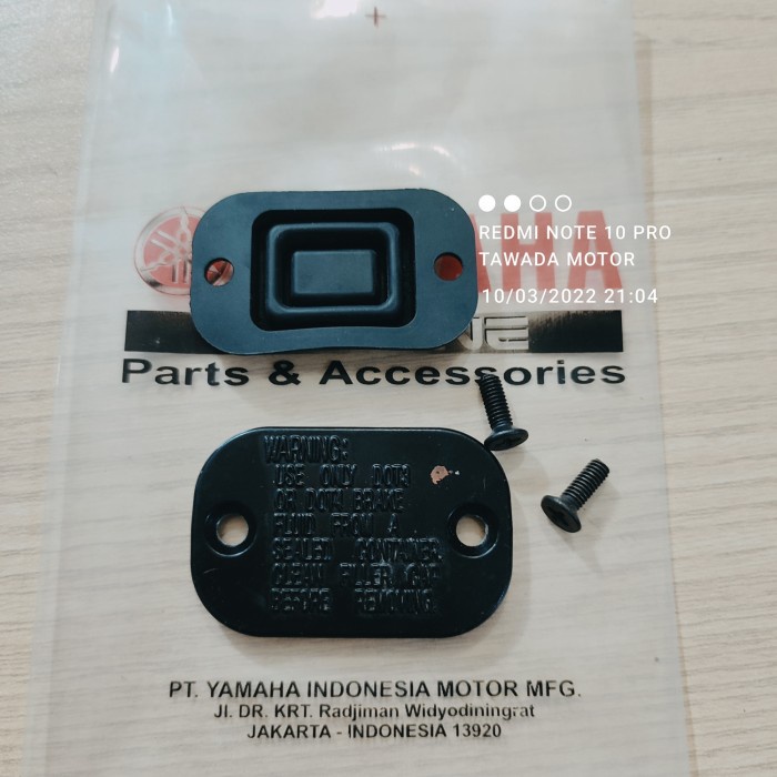 TUTUP MINYAK REM SET PLUS BAUD DAN KARET VEGA RR. FORCE FI. VEGA R NEW - silver