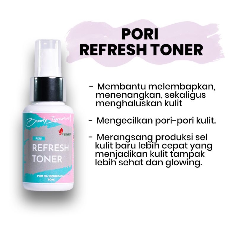 Farma wdc - Pori Refresh Toner original farma wdc BPOM