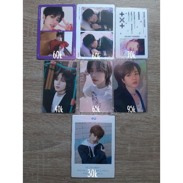 Photocard Beomgyu TXT Eternity Minisode Blue Hour Freeze FOE Thursday Child