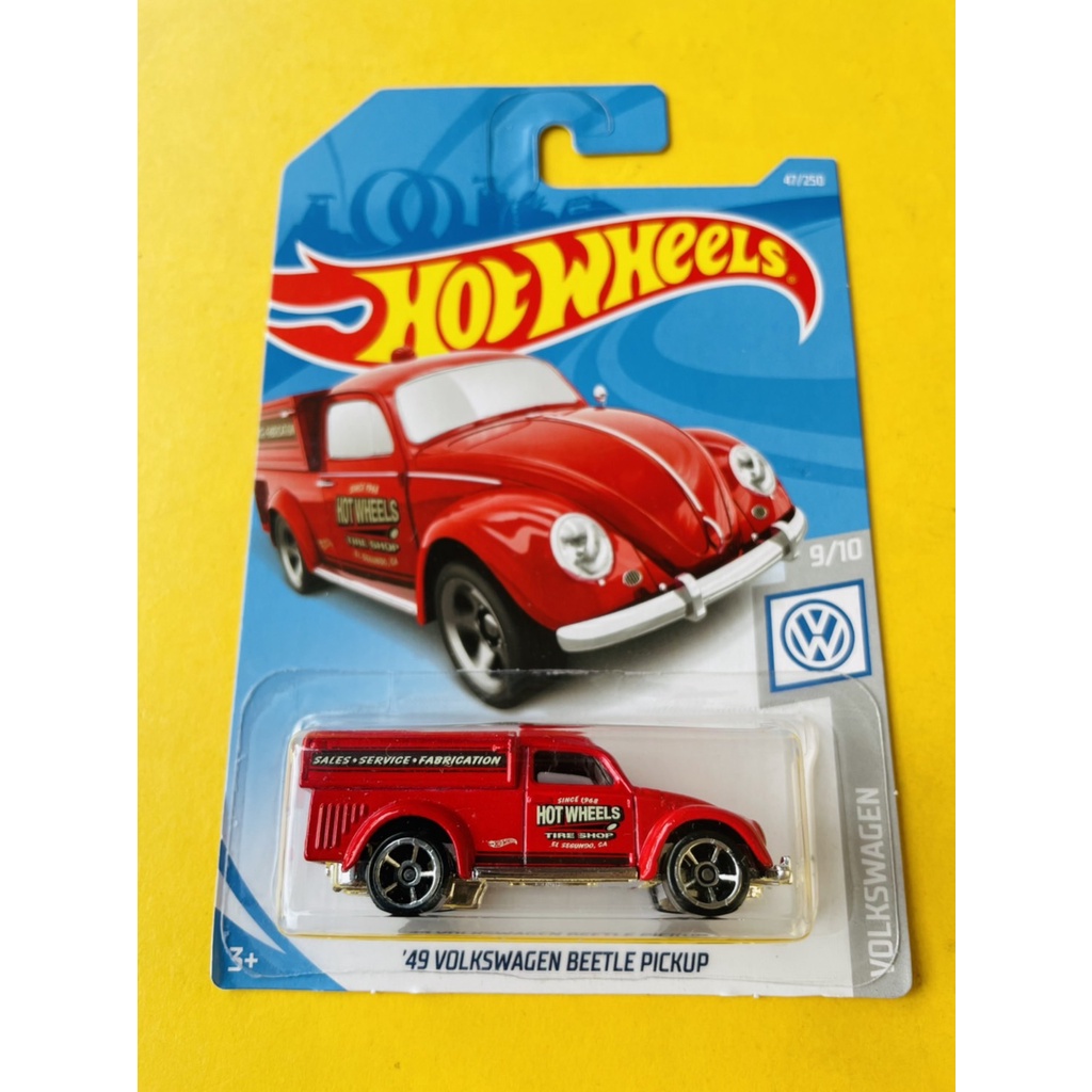 HOTWHEELS HOT WHEELS 49 VOLKSWAGEN BEETLE PICKUP MERAH VW SERIES DIECAST MINIATUR MOBIL MAINAN MOBIL