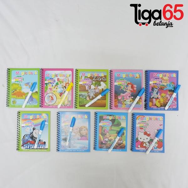 365 MAGIC BOOK #40846 Buku Mainan Edukasi Anak Fancy Karakter