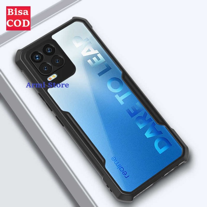 S/P- CASING Case Realme8 &amp; Realme 8 Pro Shockproof Transparent Hard Back Corners S CASE SP