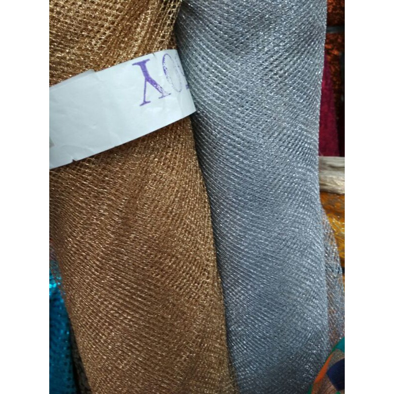 Kain Jala // Bahan Pengantin // Kain pita // tille jala